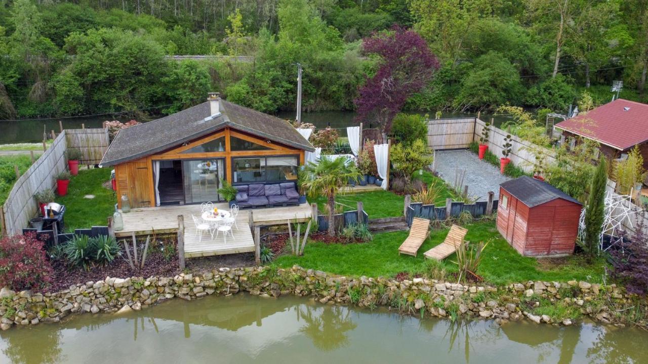 Kaebane 85, Lodge Avec Spa Au Bord De L'Eau Prouilly Kültér fotó