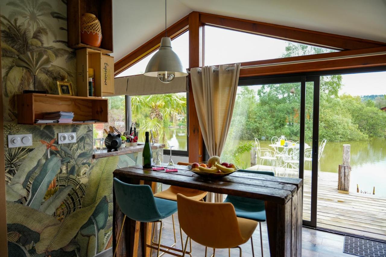 Kaebane 85, Lodge Avec Spa Au Bord De L'Eau Prouilly Kültér fotó